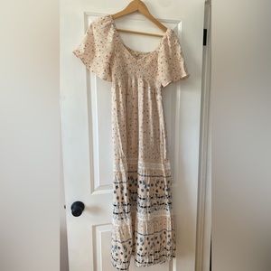 Maternity maxi dress